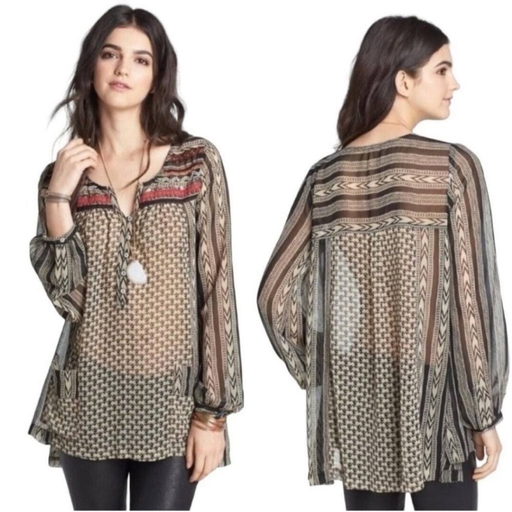Free People ‘Feather In The Wind’ Top - Picture 2 of 11